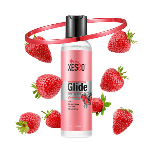 XESSO Scented Rear Comfort Glide 4% Lidocaine, Fresh Strawberry