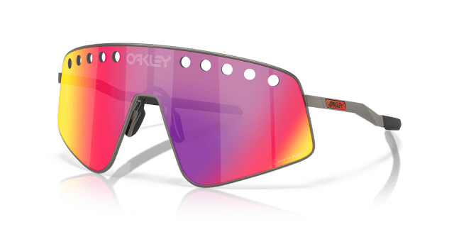 Official Oakley Standard Issue Sutro™ TI Sweep Prizm Road Lenses, Matte Gunmetal Frame Sunglasses | Oakley Standard Issue