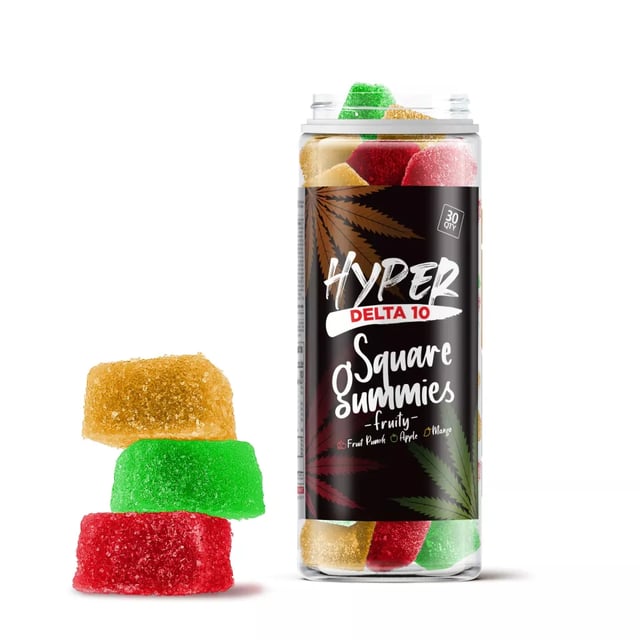 25mg D10, D8 Gummies - Fruity Mix
