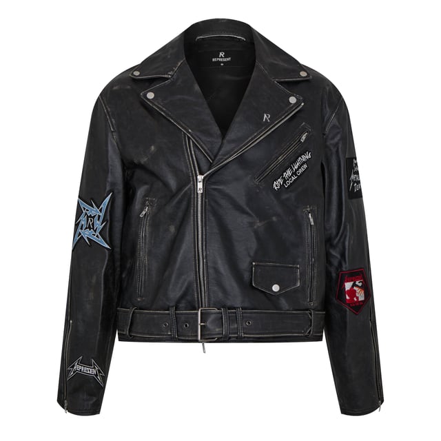 X Metallica Leather Jacket