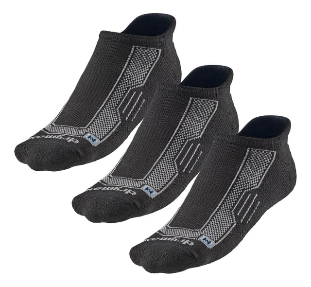 R-Gear Drymax Medium Cushion No Show 3 Pack Socks