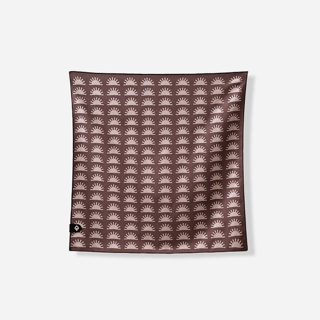 Bandana Towel: Sunshine Burgundy