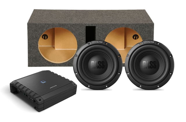 Alpine Dual 10" Subwoofer Bass Package - PPALP3HO