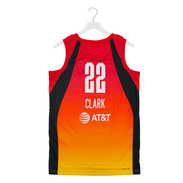 Adult Indiana Fever #22 Caitlin Clark 2025 WNBA All-Star Game Jersey in Orange by Jordan Brand