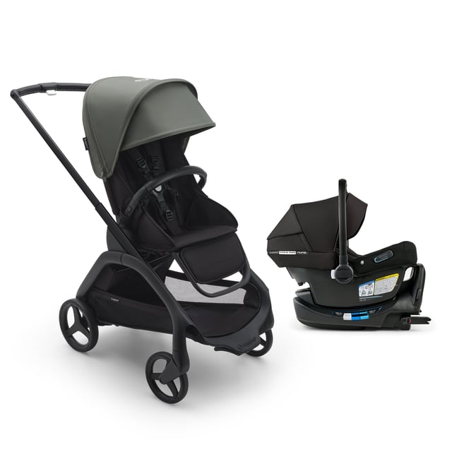 Bugaboo Dragonfly Seat Complete Stroller + Turtle Air Shield By Nuna Car Seat Travel System