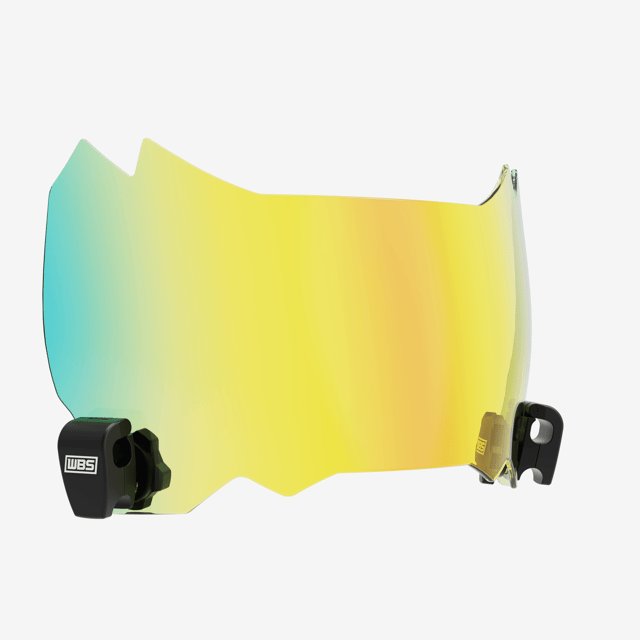 FOOTBALL VISOR 3.0 (CLEAR GOLD)