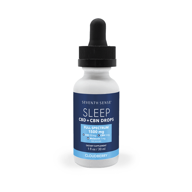 Full Spectrum Sleep Drops 1500mg Cloudberry