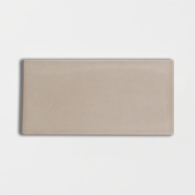 Latte Glossy Subway Ceramic Tile 3x6