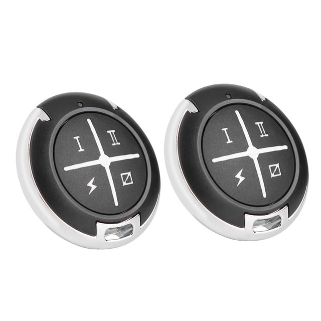 Round 433MHz Remote Control Garage Door Electric Gate Opener Clone Key Fob