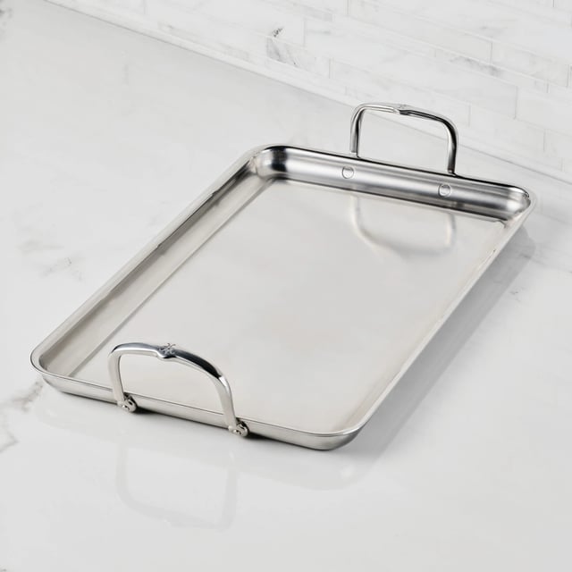 Double Burner Griddle, 21-inch x 13-inch
