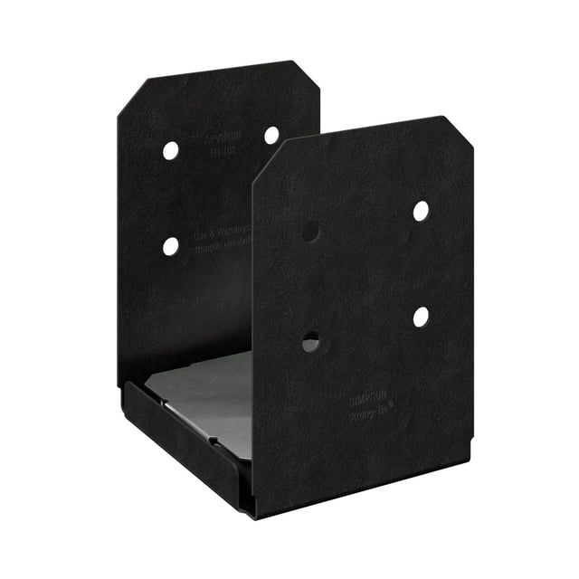Simpson APVB88R Avant Rough Cut 8x8 Ornamental Post Base - Black Powder Coat