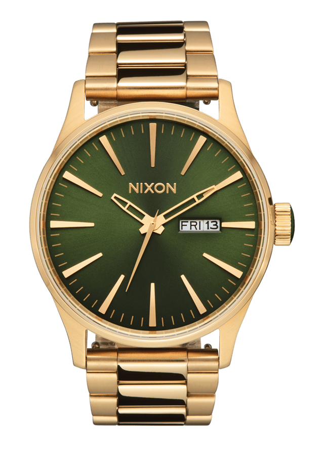 Sentry Stainless Steel - Gold / Green Sunray