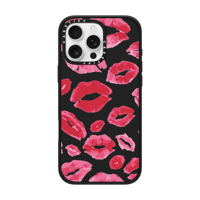 Impact iPhone 16 Pro Max Case MagSafe Compatible - Lipstick Kisses