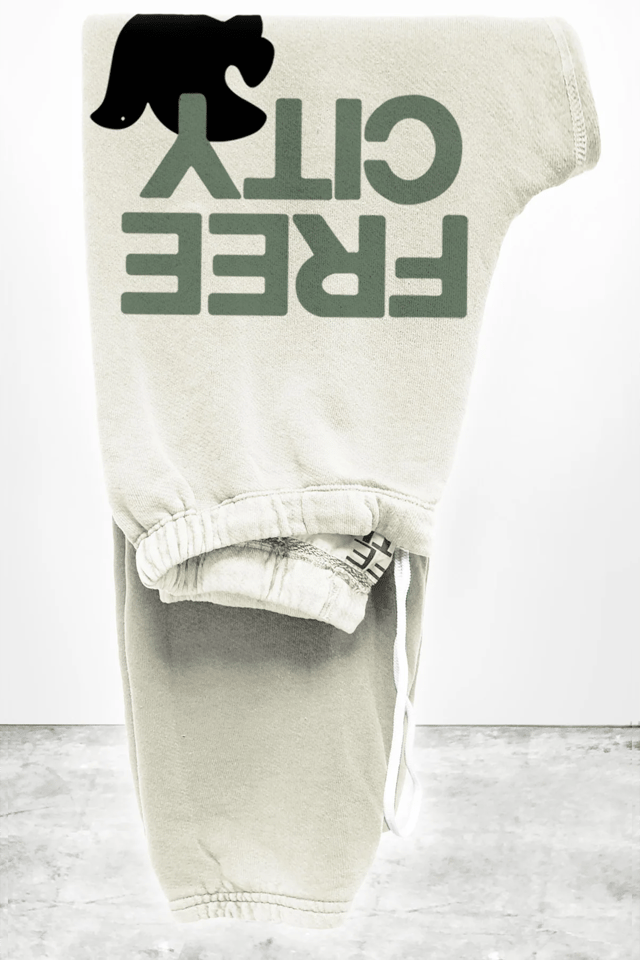 FREECITY Large Sweatpant - Creamy Army
