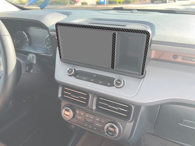 Center Display Screen Accent Overlays Fits 2022-2024 Ford Maverick