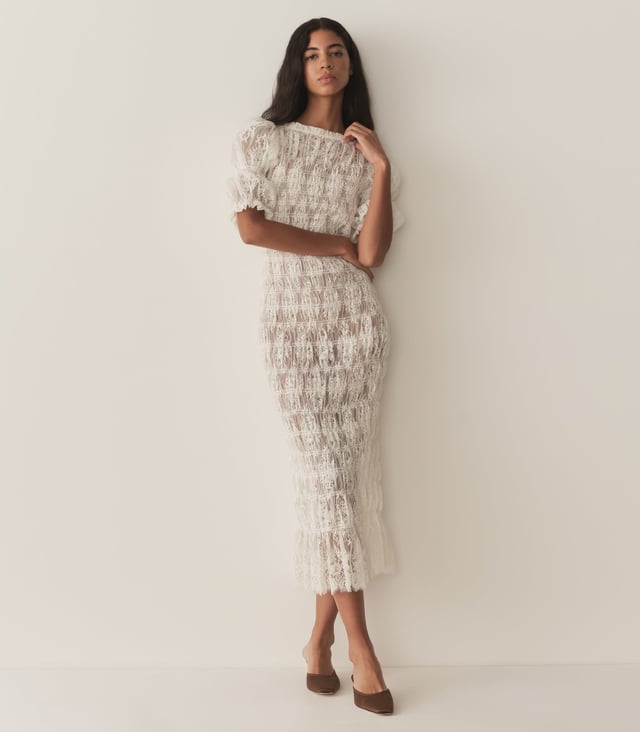 RAQUELLA DRESS -- SALT LACE