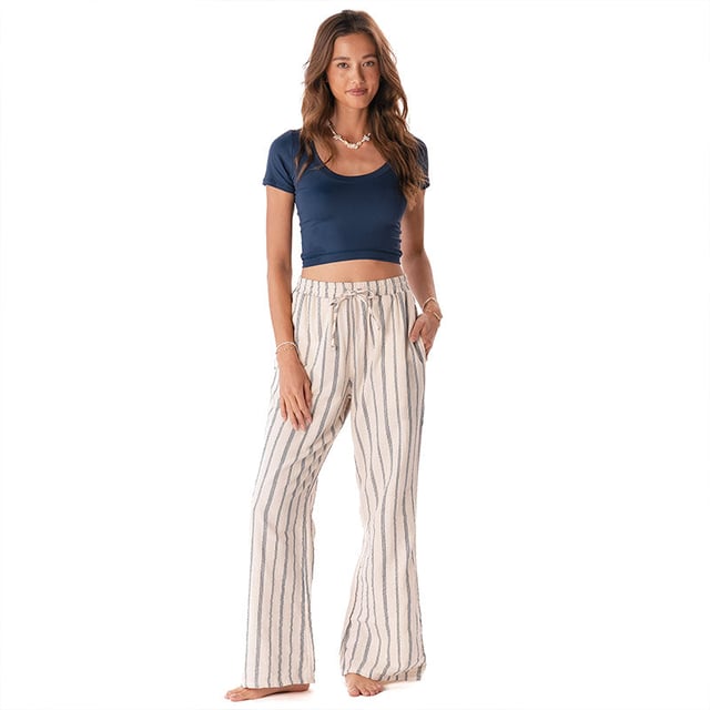 Sailor Stripe Cotton Cabana Pants