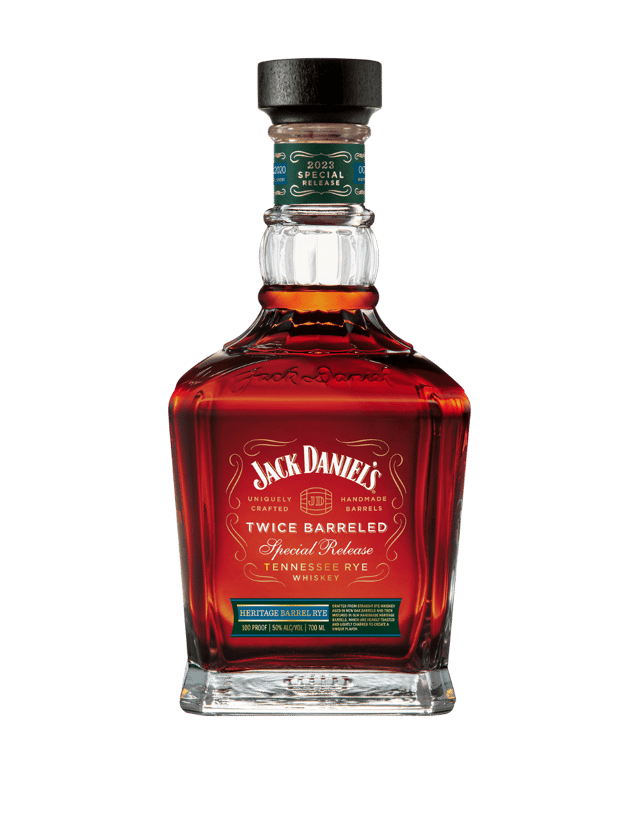 JACK DANIEL'S 2023 TWICE BARRELED HERITAGE BARREL RYE