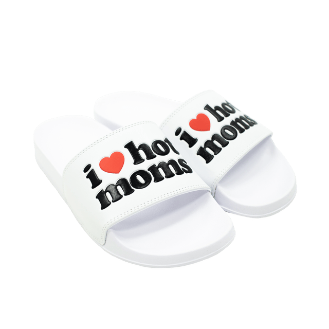 I Heart Hot Moms White Slides