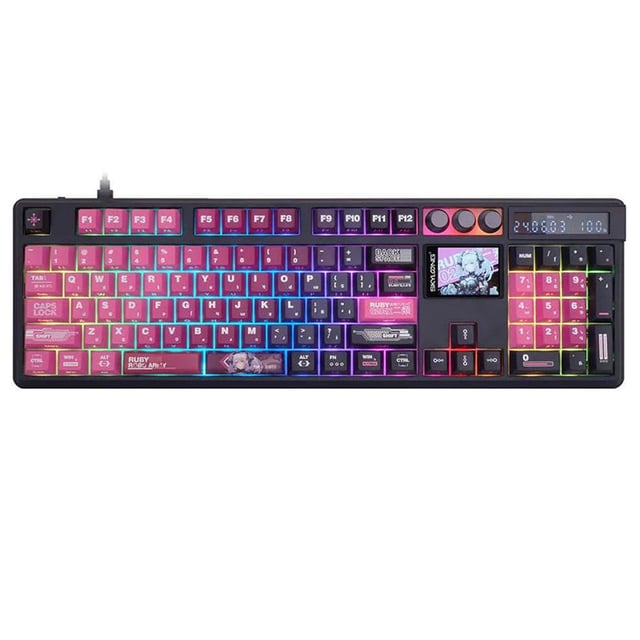 SKYLOONG GK104Pro Dual-Screen Wireless Mechanical Keyboard with Calculate
