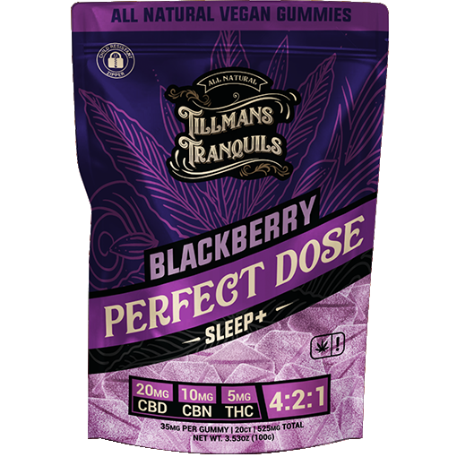 Blackberry CBD Sleep Gummies With THC