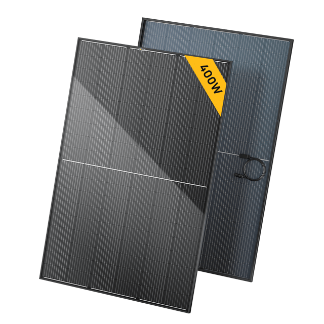 BougeRV 400 Watt 12V/24V Rigid Bifacial 10BB Mono Solar Panel