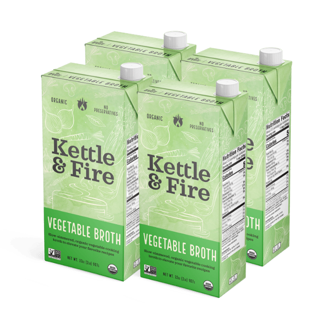 4 Pack: Vegetable Broth - 32oz