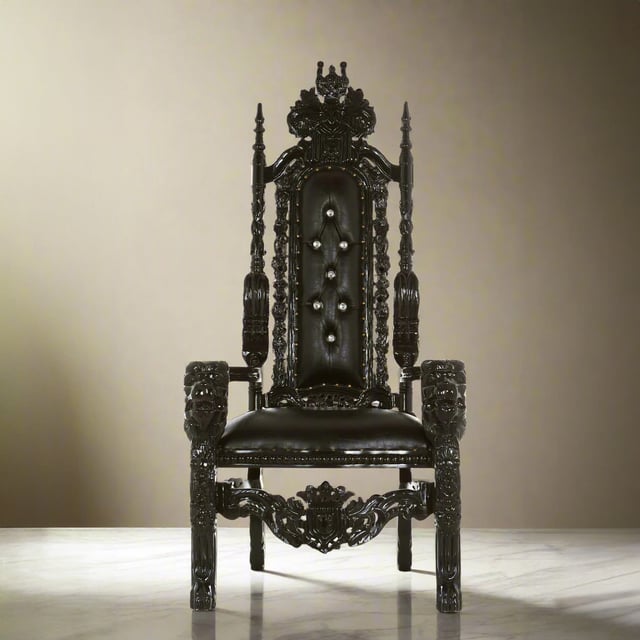 King David Lion Throne Chair - Vinyl