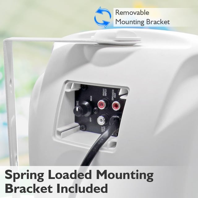 6.5'' Indoor/Outdoor Wall Mount Speakers