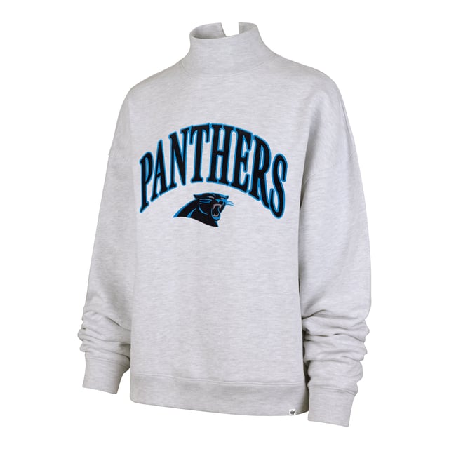 CAROLINA PANTHERS VANTAGE '47 MOCK NECK PULLOVER WOMENS