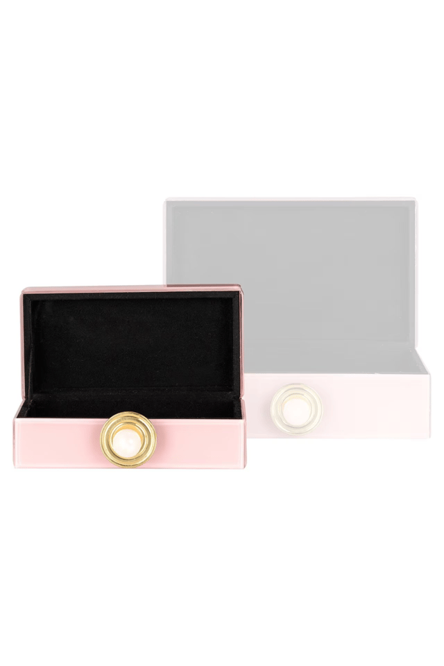 Pink Glass Storage Box | Richmond Interiors Jamila