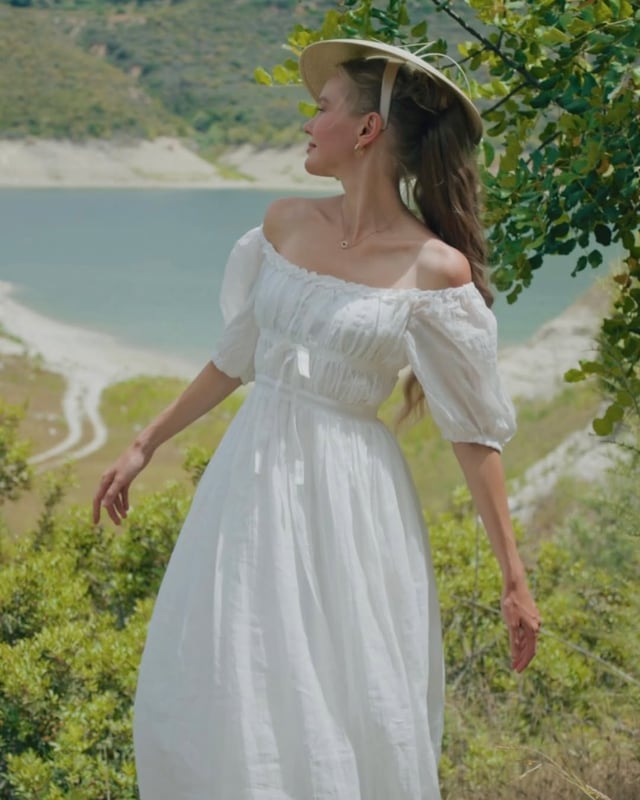 Osmanthus 01 | maxi linen dress