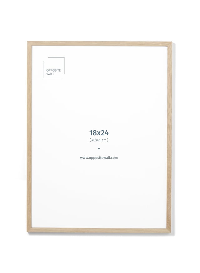Solid Oak Frame, 18x24 in | 46x61 cm