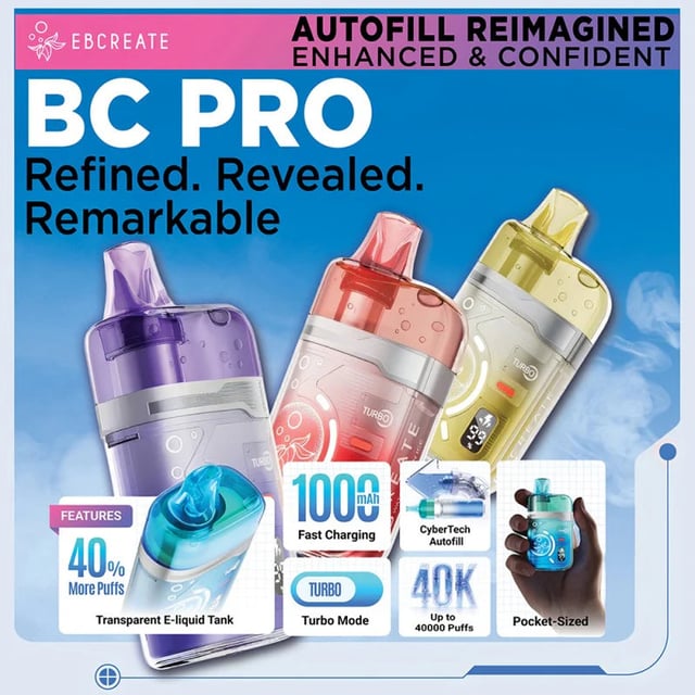 EBCREATE BC PRO 40K Puff Disposable Device - 40,000 Puffs