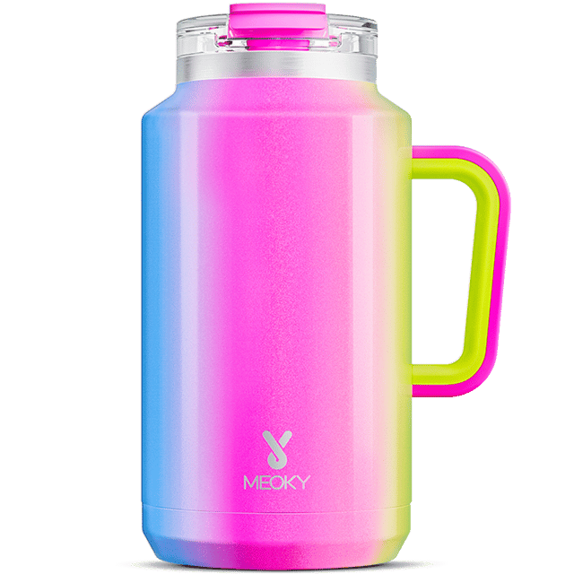 50oz Water Bottle With 2-in-1 Lid Gradient Collection