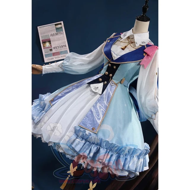 Genshin Impact Kamisato Ayaka Springbloom Missive Cosplay Costume C07483  AA+
