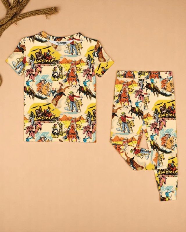 Retro Roper | Modal Short Sleeve 2-Piece Lounge Set