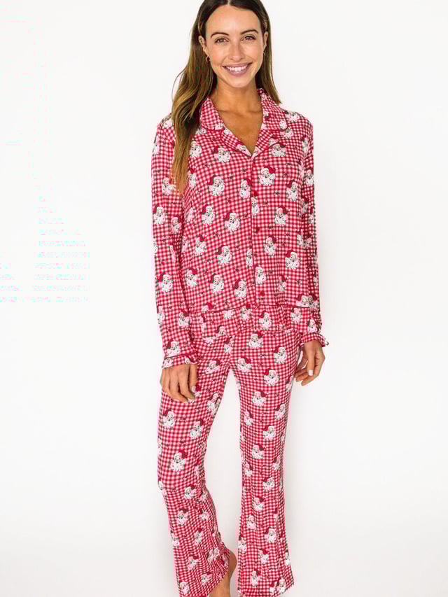 Women's Ruffle Flare Pajama Set, Bamboo Viscose