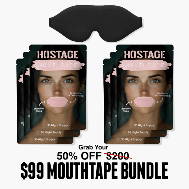 🤐 Mouth Tape Bundle + Blindfold