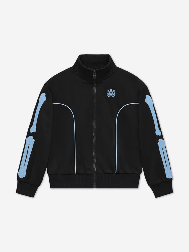 Amiri Kids Bones Track Jacket in Black