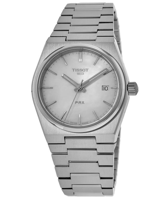 Tissot PRX 35mm Quartz Mother of Pearl Dial Steel Women's Watch T137.210.11.111.00