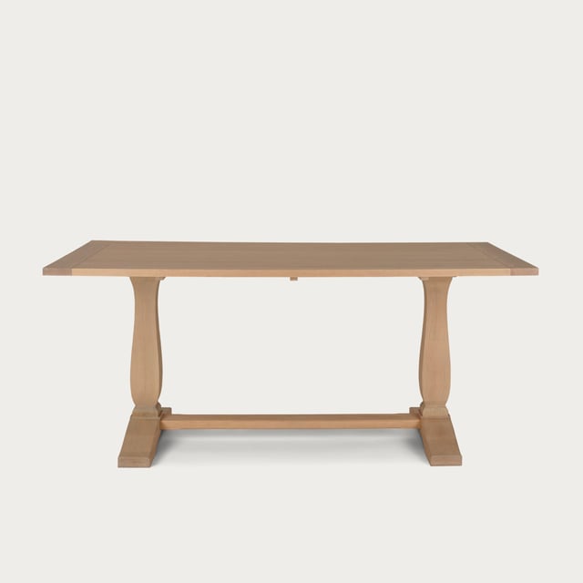 Harrogate 6 Seater Rectangular Dining Table, Natural Oak
