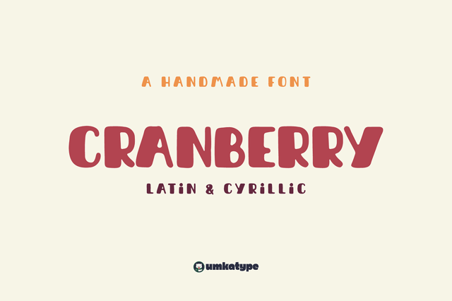 Cranberry Handwritten Display Font