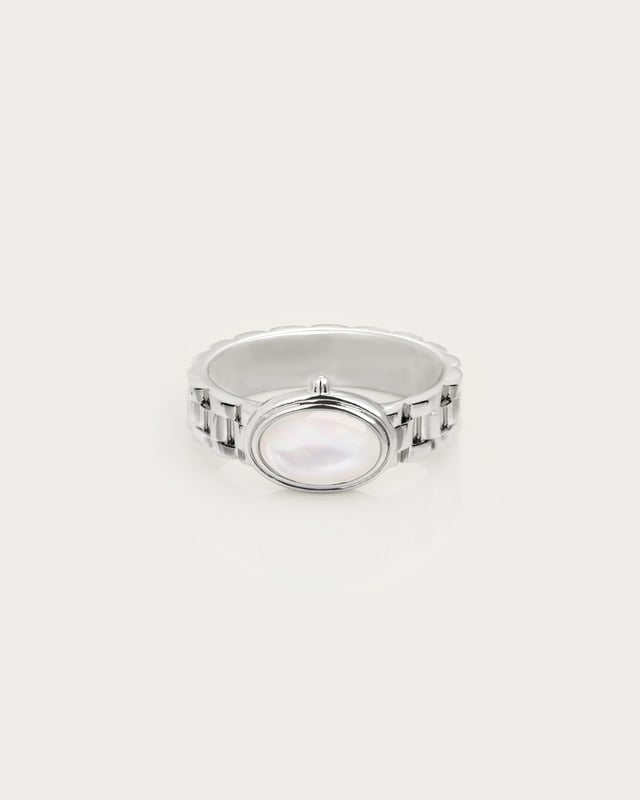 Silver Textured Bangle