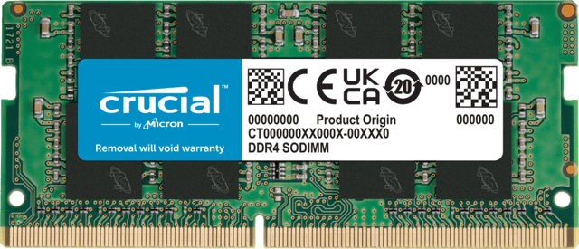Crucial 16GB DDR4-3200 SODIMM | CT16G4SFRA32A | Crucial.com