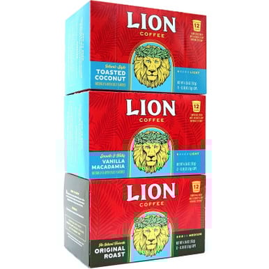 Lion Single Serve Coffee Pod Sampler Collection
