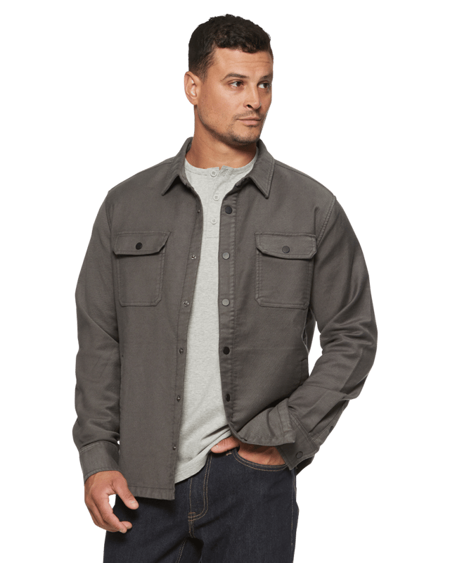 SHANE KNIT SHIRT JACKET