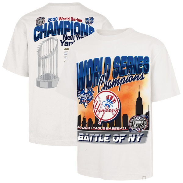Men's New York Yankees '47 Cream 2000 World Series Champions Showcase MVP Foundation T-Shirt