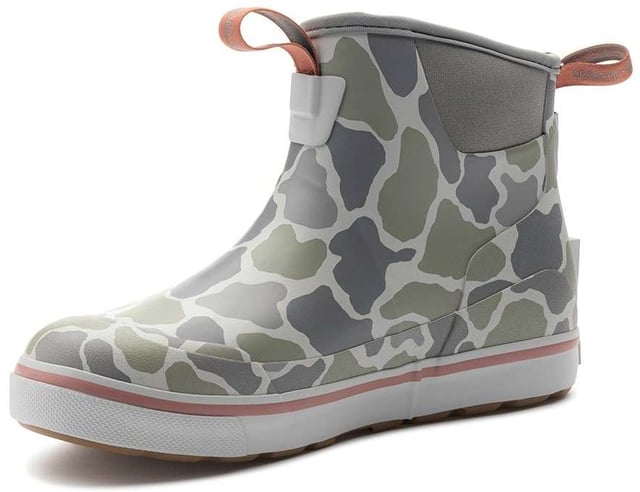 Grundens Womens Deck Boss Ankle Boot - Tea Duck Camo - 10