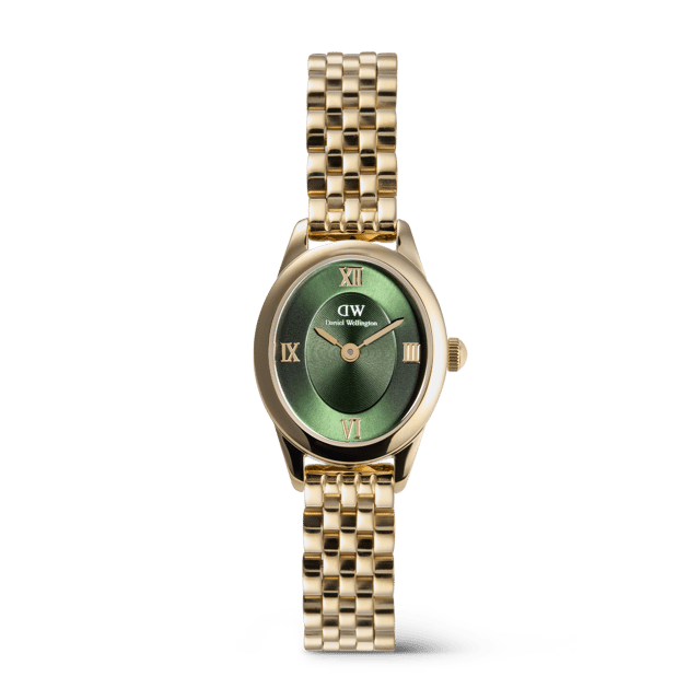 Ophelia Mini Emerald Gold